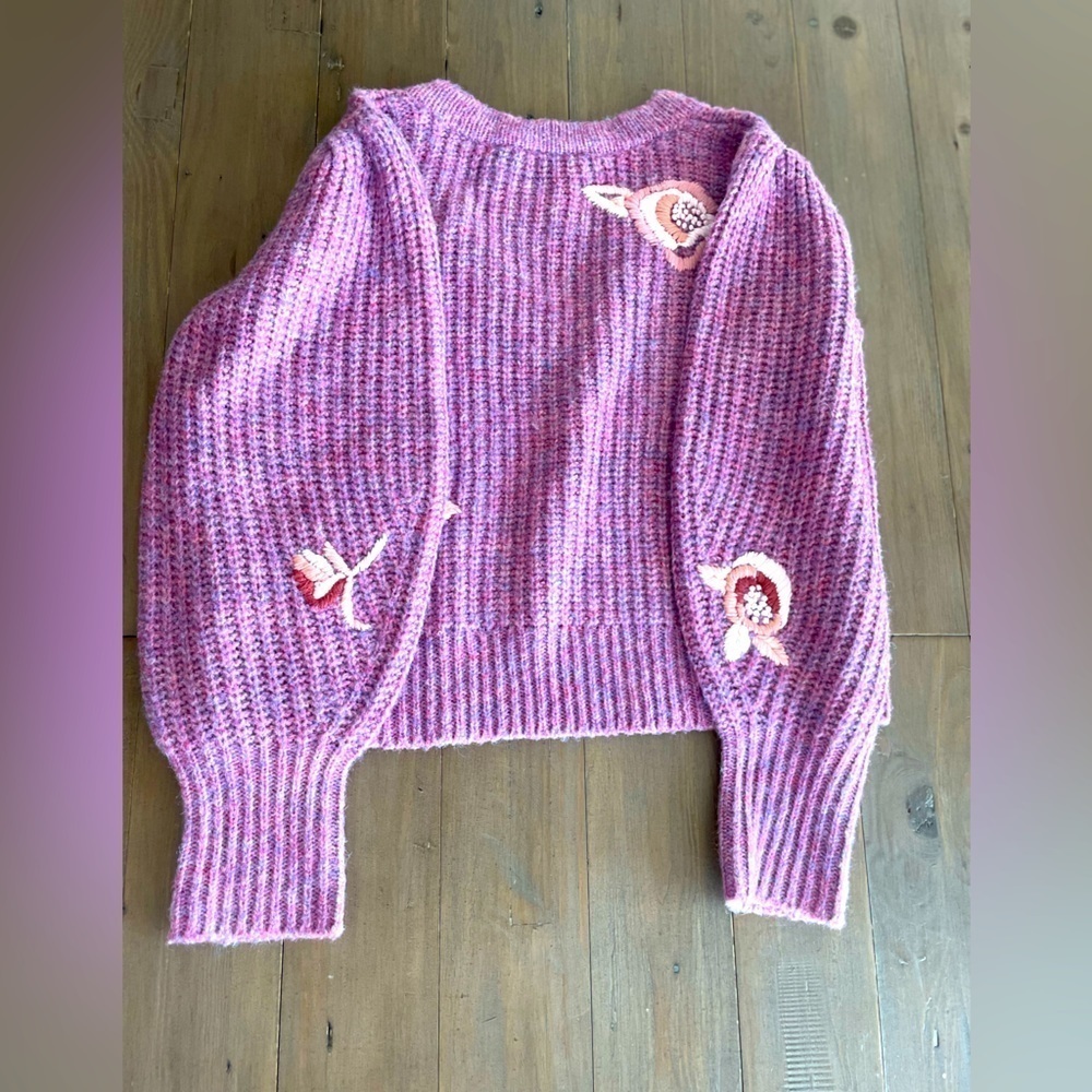 💔 SOLD LoveShackFancy ridge lavender pullover - Picture 7 of 9